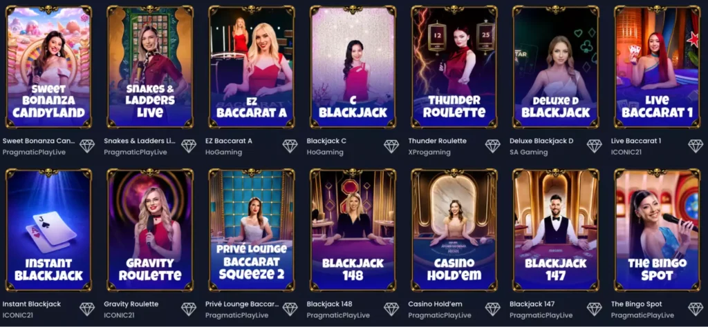 Live Dealer Games at Booty Casino